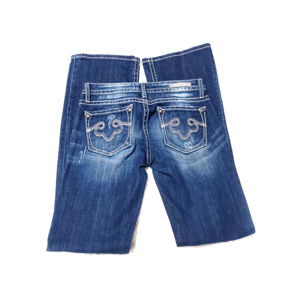 Vintage Rerock Express Denim Jeans Blue Dark Boot Y2K 90s 2R